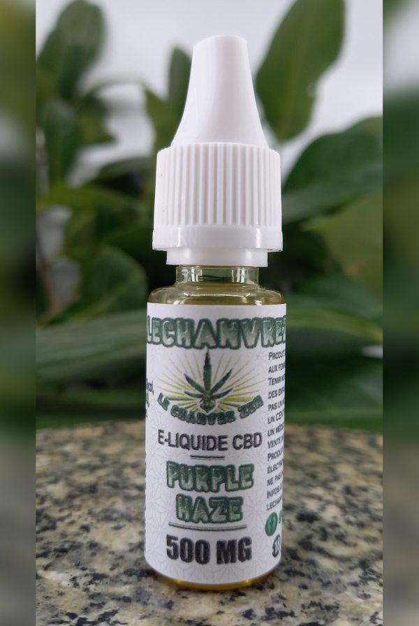 Flaco e liquide CBD Purple Haze